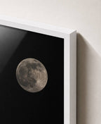 Full moon on black — "Lone Light