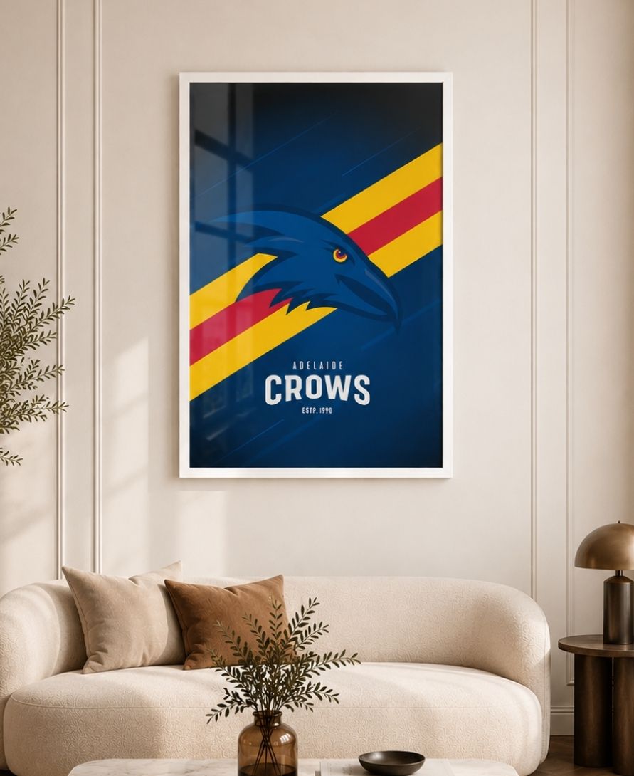 Adelaide Crows Minimalist Wall Art Poster