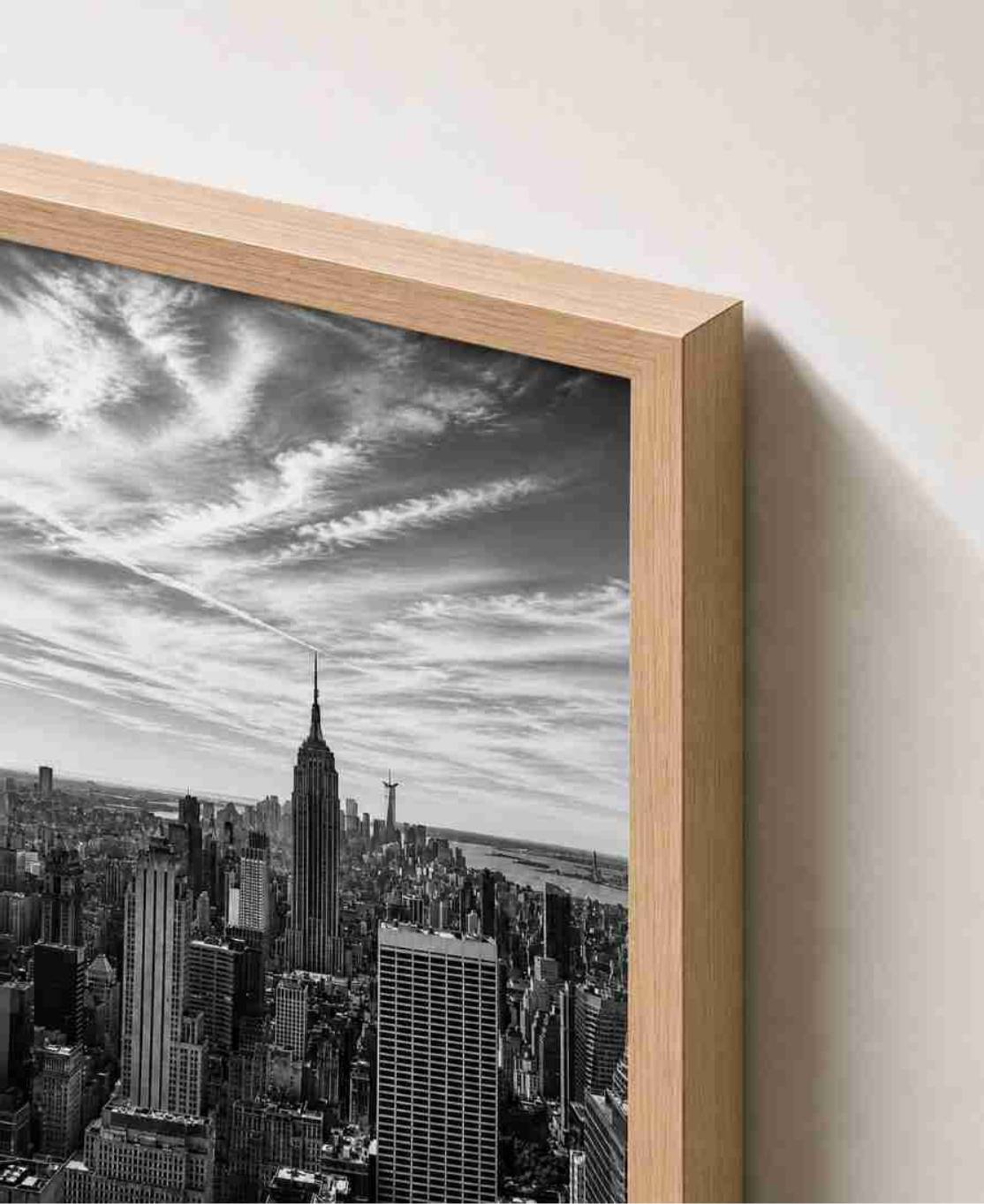 NYC skyline black & white
