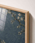 Almond blossom on blue (Van Gogh style)