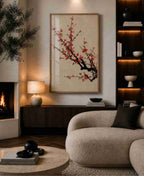 Ink-wash plum blossoms