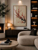 Ink-wash plum blossoms